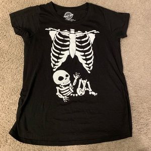 🎈 Skull Halloween T shirt (Maternity)